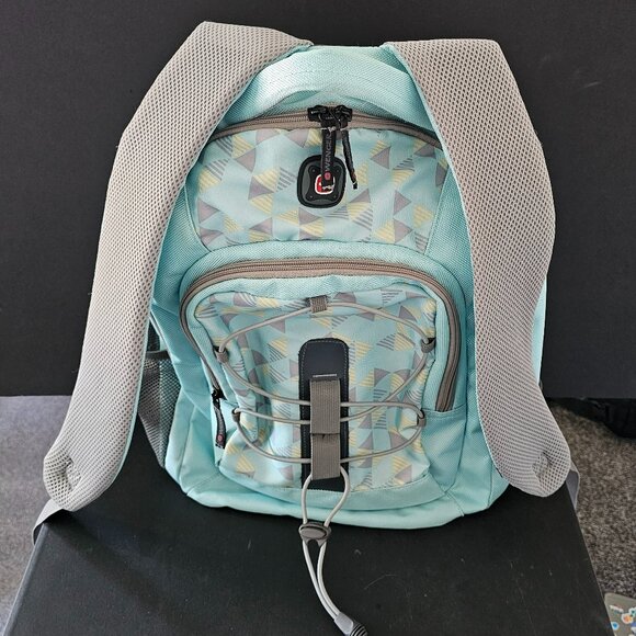 Wegner Swiss Gear "The Mars" Business Backpack in Mint, grey and white - Picture 4 of 12